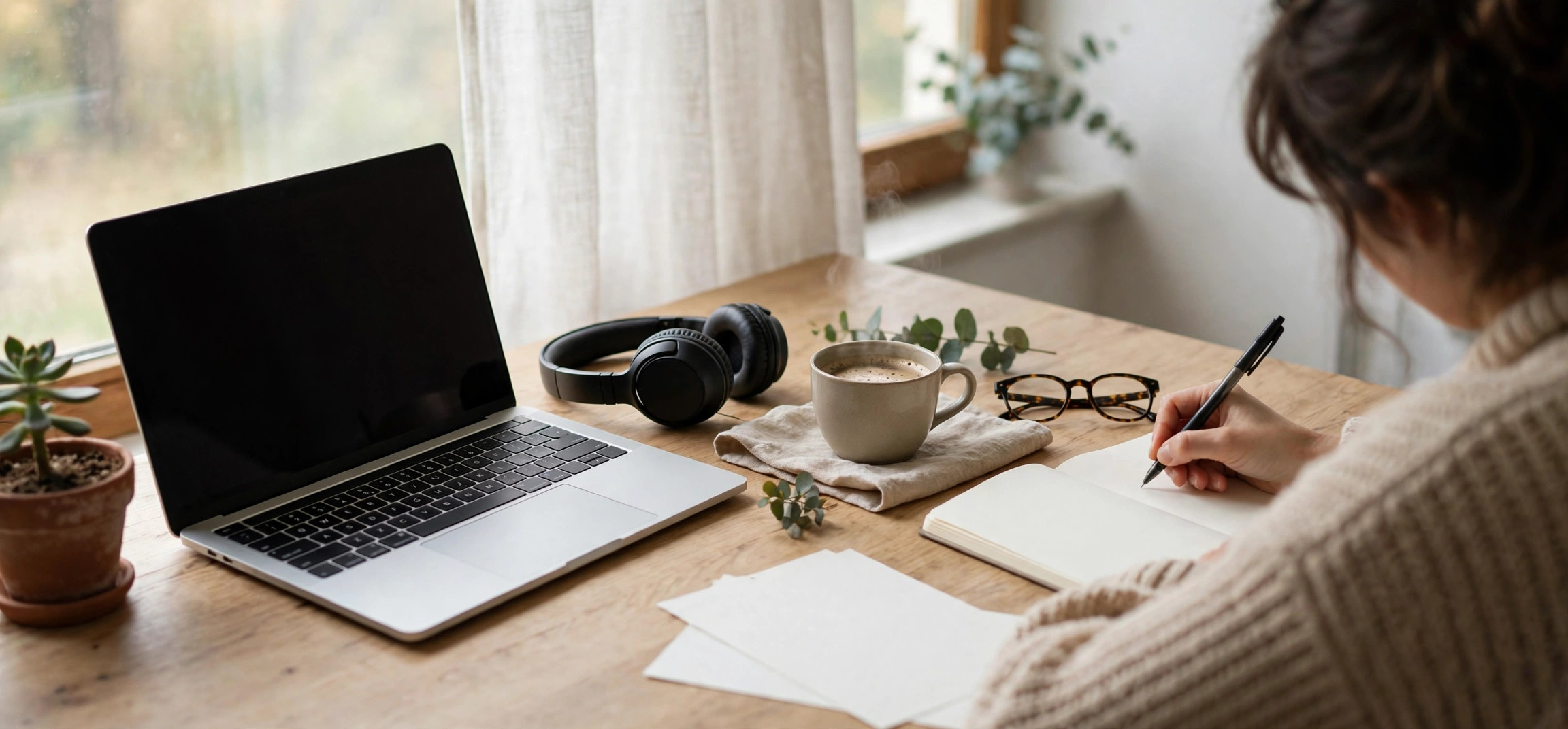 Beginner in India learning freelance skills on laptop at home desk