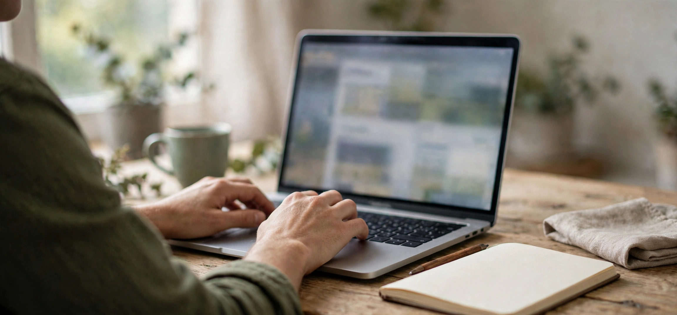 Indian beginner freelancer comparing Fiverr vs Upwork on a laptop at home