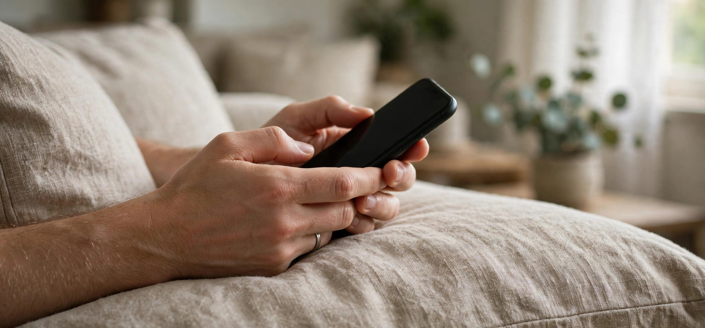 AttaPoll app review showing a smartphone used for paid surveys