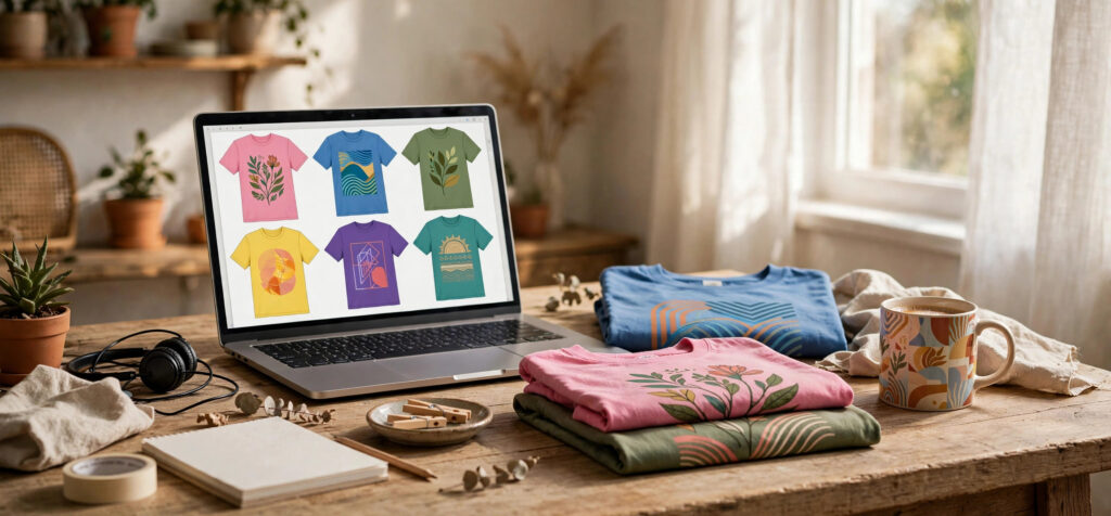 How to start a print on demand business with no money using free platforms and tools